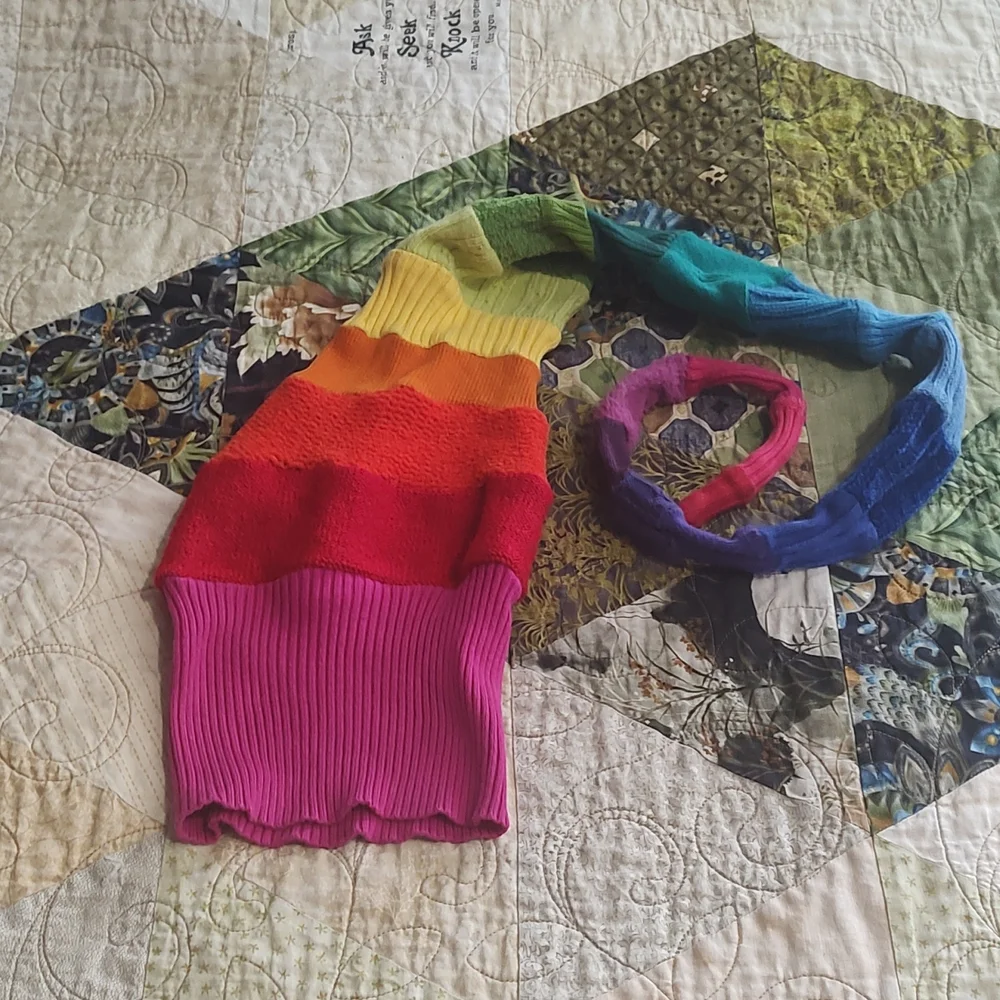 Rainbow Elf Hat - Picture 2 of 5